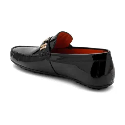 Ruosh Men's Black Casual Loafers image 5