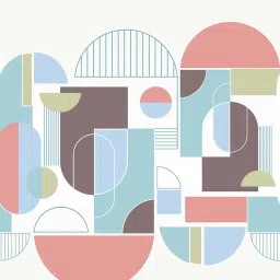 Urban Space Divine Binary Peach Cotton 144 TC Bedsheet With 2 Pillow Cover image 5