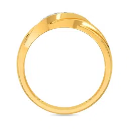 Kisna Diamond & Gold Jewellery Aiden 14k (585) Diamond & Gold Ring For Men image 5
