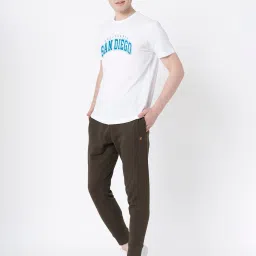 Red Tape Dark Olive Regular Fit Joggers image 5