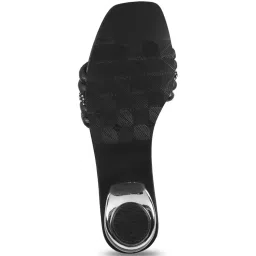 Metro Women's Black Casual Sandals image 5