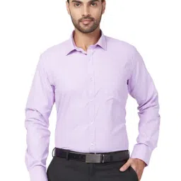 Park Avenue Violet Slim Fit Checks Shirt-picture-13