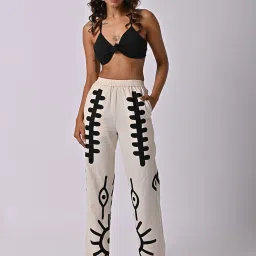The Missy Co. Beige Printed Pants image 5