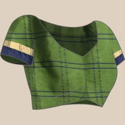 Saree Mall Green Woven Saree With Unstitched Blouse image 5