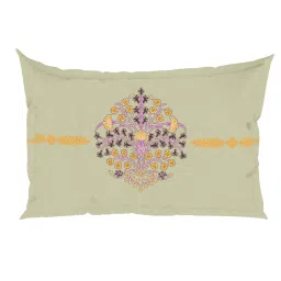 Spaces Abstract Brown 144 TC Cotton King Bedsheet With 2 Pillow Covers image 5