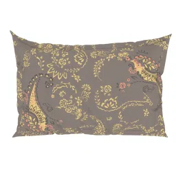 Spaces Abstract Purple 144 TC Cotton King Bedsheet With 2 Pillow Covers image 5