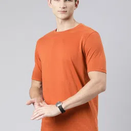 Huetrap Round Neck Cotton T-shirt image 5