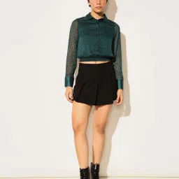 Only Green Polka Dot Shirt image 5