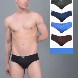 Dollar Lehar Assorted Cotton Regular Fit Briefs - Pack Of 5-picture-33