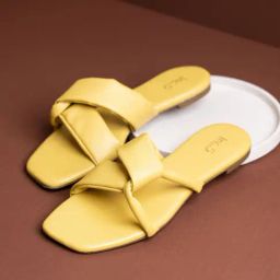 Inc.5 Women's Yellow Casual Sandals-picture-11