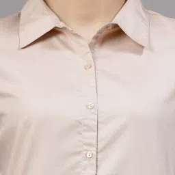 Style Quotient Beige Regular Fit Shirt image 5