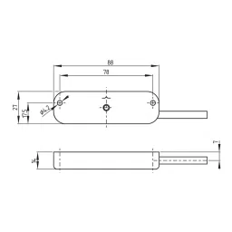 Schmersal 3 NC 24 V Left Door Hinge Magnetic Safety Sensor, BNS 40S-12ZG image 2