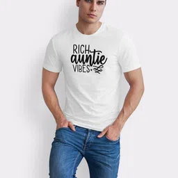 Seekbuylove Men Bio Finish Typography Printed Round Neck Cotton T-shirt image 4