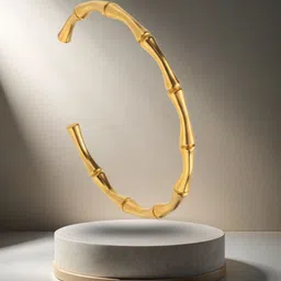 RKB Sales Women Cubic Zirconia Antique Gold-Plated Cuff Bracelet-picture-37