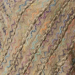 showoffff SHOWOFF Khaki Self Design Poncho image 5