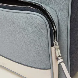 Accessorize London Blue PU Laptop Backpack image 5