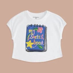 Pantaloons Junior White Cotton Printed T-Shirt-picture-43