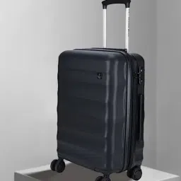 Nasher Miles Rome Hard-Sided Polycarbonate Check-In  Black 28 inch |75cm Trolley bag-image-55