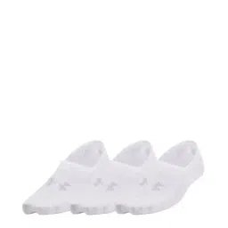 Under Armour Breathe Lite Ultra Low White Polyester Medium Socks - Pack of 3-picture-22