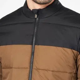 Byford By Pantaloons Brown Regular Fit Quilted Jacket image 5