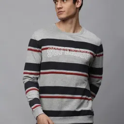 High Star Grey Round Neck Sweatshirt-image-41