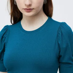 Ginger by Lifestyle Blue Striped Top image 5