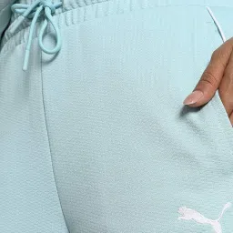 Puma Blue Textured Pattern Sports Track Pants image 5