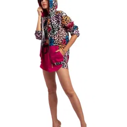 KENDALL + KYLIE Multicolored Printed Hoodie image 5