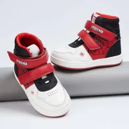 Fame Forever by Lifestyle Kids White & Red Casual Sneakers-picture-19