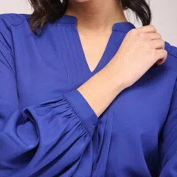 Fablestreet Blue Relaxed Fit Top image 5