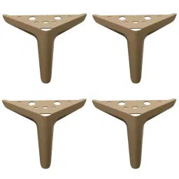 Ebco Sofa Leg 4A Brushed Gold Finish, Size 130x130x150 mm, SL4A-15-BG (Set of 4)-picture-33