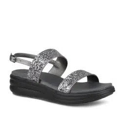 Inc.5 Women's Pewter Back Strap Wedges-picture-13