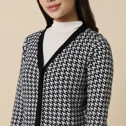 Allen Solly Black Printed Cardigan image 5