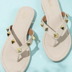 Inc.5 Women's Cream Thong Sandals-picture-36