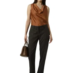 Van Heusen Brown Plain Top image 5
