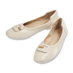 Ginger by Lifestyle Beige Casual Ballets image 5