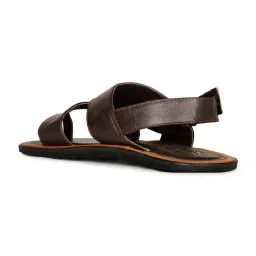 Bata Men's Brown Back Strap Sandals image 5