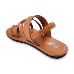 Madras Trunk Kids Tan Toe Ring Sandals image 5
