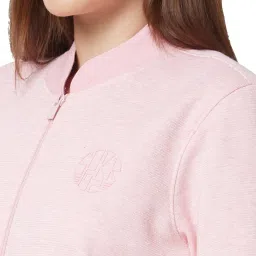 Spykar Pink Regular Fit Sweatshirt image 5