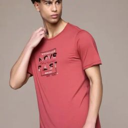 Vimal Jonney Pink Regular Fit Printed T-Shirt-picture-34