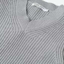 Woodland Grey Self Design Sweater image 5