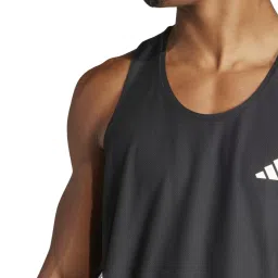 Adidas Black Regular Fit Gym Vest image 5