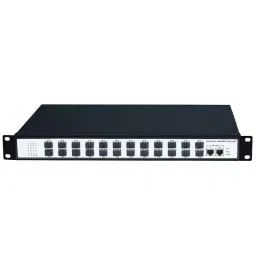 Hanutech 1000 Mbps 1U-19 Rack Mounted Fiber Switch 24 SFP Slots RJ45 Uplink Ports-picture-28