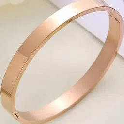 Nitant Men Rose Gold Bangle-Style Bracelet image 1