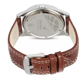 PERUCCI Men Brass Printed Dial & Leather Textured Straps Analogue Watch WATGS4CCYE3ENAXD image 5