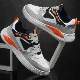 Asian Men's Grey Casual Sneakers-picture-23