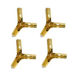 Ebco Sofa Leg 1 Brushed Gold Finish, Size 120x120x100x1.8 mm, SL1-10-BG (Set of 4)-picture-42