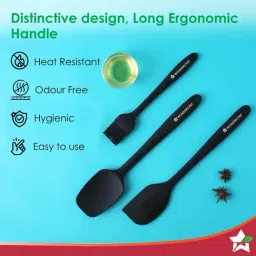 Wonderchef Silicone Black Spoon Sets image 5