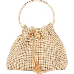 Forever New Gold Skylah Embellished Medium Satchel-picture-19