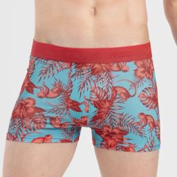 Red Tape Red & Blue Comfort Fit Printed Trunks-picture-22